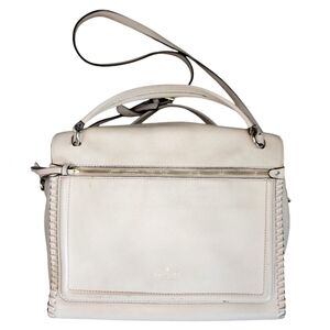 KATE SPADE Ashby place abbot satchel bag, cream/pale pink, crossbody/handbag